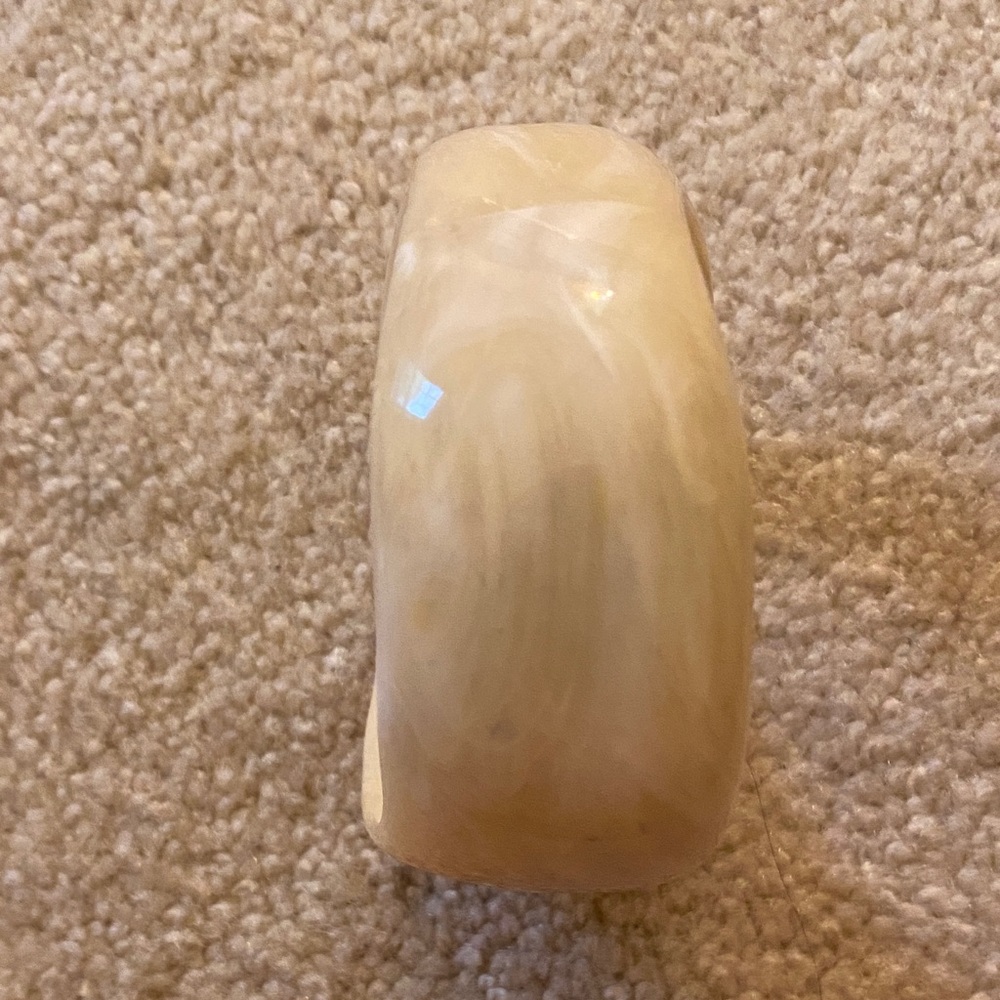 Cream Bangle Bracelet